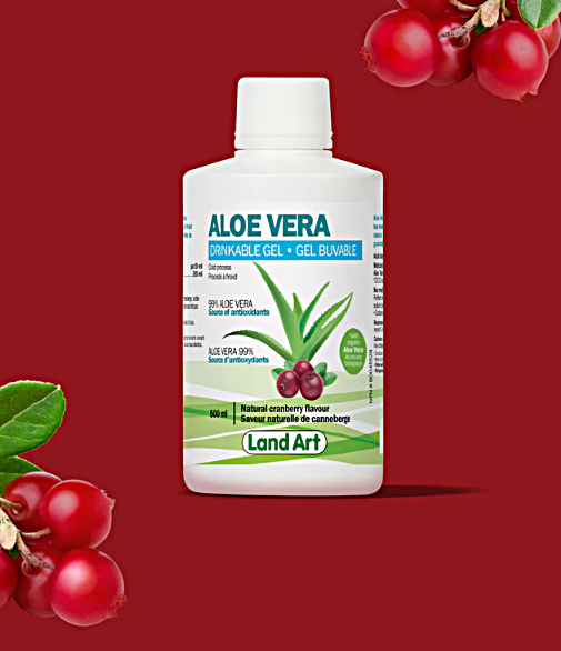 Aloe Vera Drinkable Gel Cranberry 500 ml