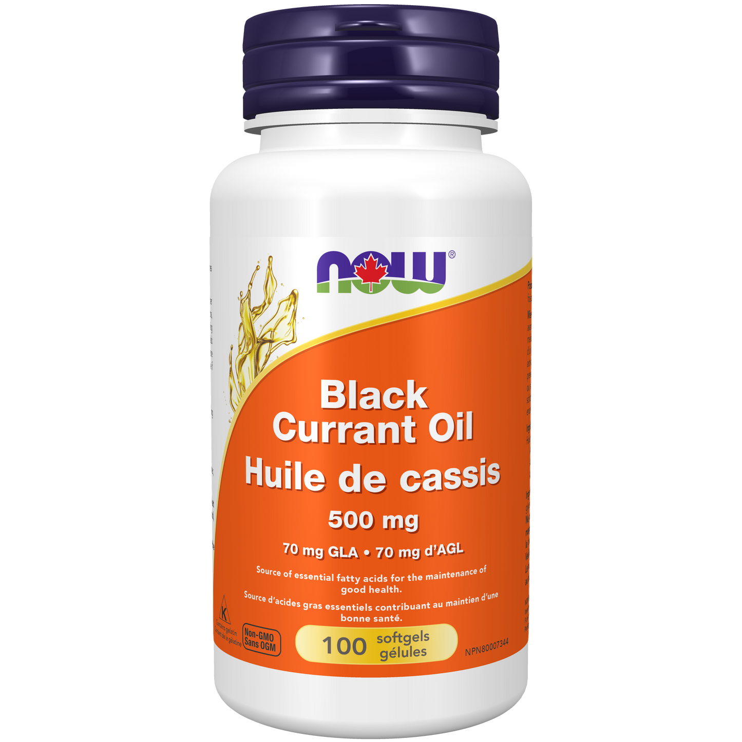Black Currant Oil 500 mg 100 Softgels