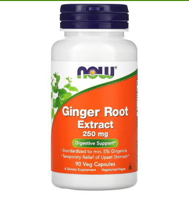 Ginger Root Extract 250 mg 90 Caps